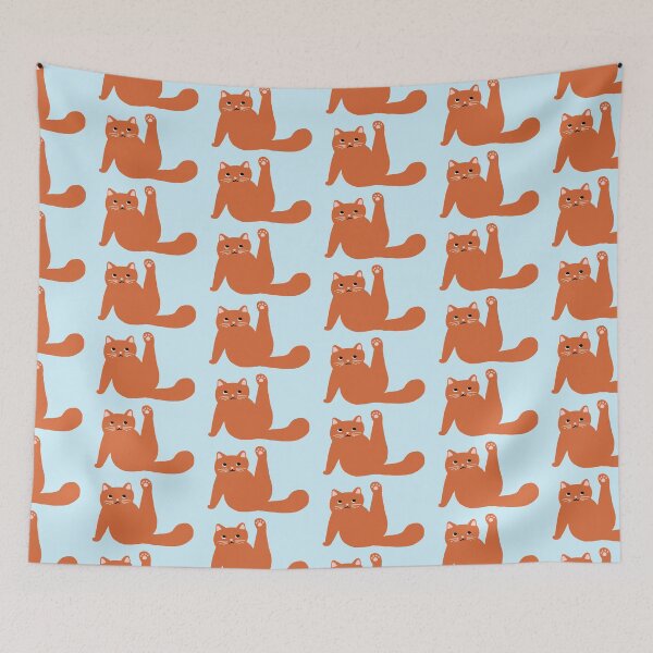 Item preview, Gato estirado (naranja) designed and sold by nklange240.