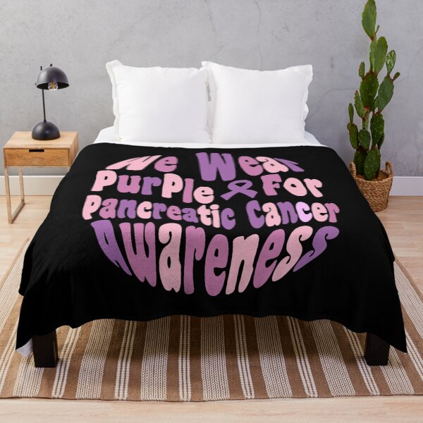 Item preview, We Wear Purple For Pancreatic Cancer Awareness designed and sold by tee-snipe.