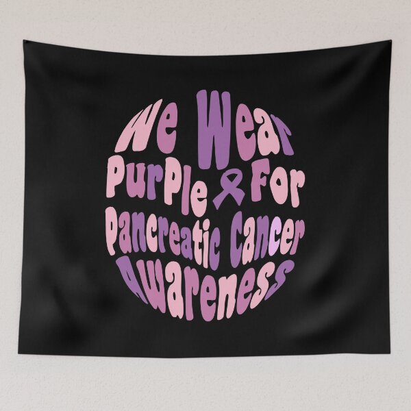 Item preview, We Wear Purple For Pancreatic Cancer Awareness  designed and sold by tee-snipe.