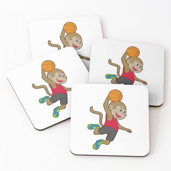 Item preview, Monkey Basketball player Basketball designed and sold by Snabdesign84.