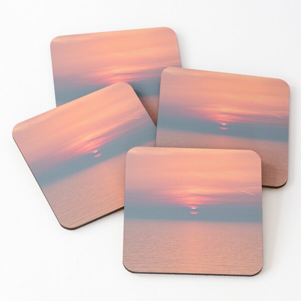 Item preview, Pink Blue Sunset Over the Ocean, Beautiful Home Decor, Living room Bed Room designed and sold by Ivan333Croatia.