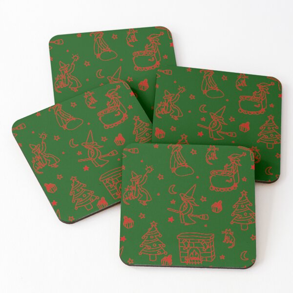 Item preview, epiphany christmas witch befana green designed and sold by Gossip Rag.