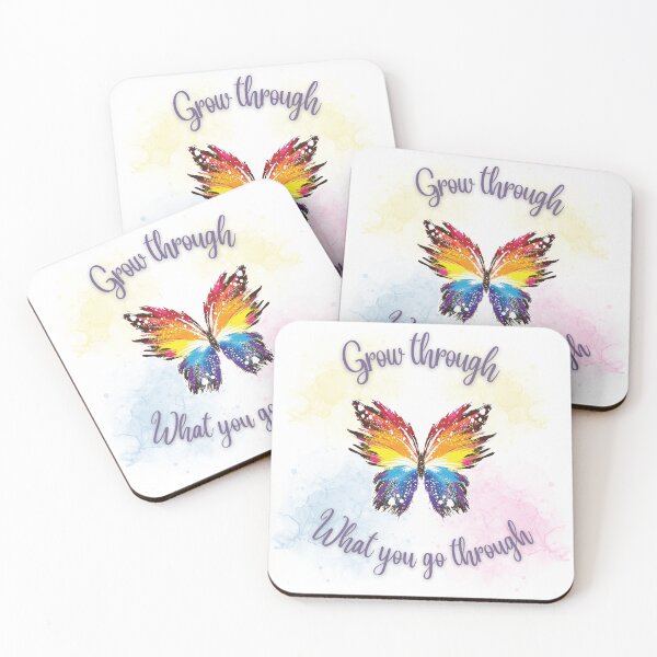 Item preview, Inspirational rainbow butterfly designed and sold by LadyRebelFL.