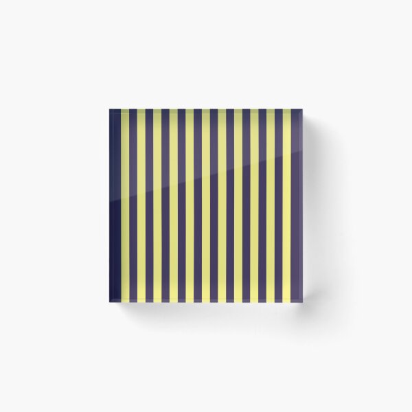 Item preview, Small NAVY BLUE and YELLOW Vertical STRIPES designed and sold by RachelMacht.