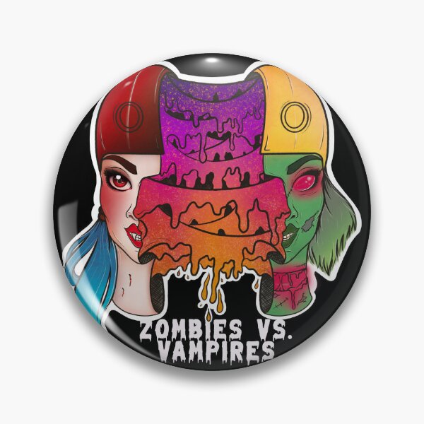 Item preview, Zombies VS. Vampires Logo designed and sold by Central Michigan Mayhem.