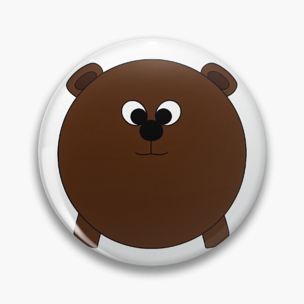 Item preview, A cartoonish round brown bear V designed and sold by BrachiaST.