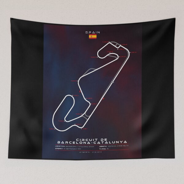Artikelvorschau, Circuit de Barcelona-Catalunya entworfen und verkauft von My Digital Mind.