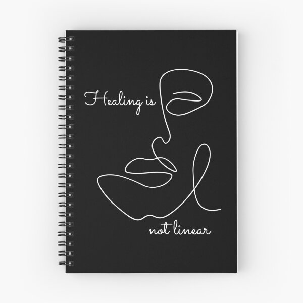Item preview, Healing is not linear groovy line art designed and sold by Nepaz-Designs.