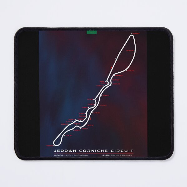Item preview, Jeddah Corniche Circuit designed and sold by My Digital Mind.