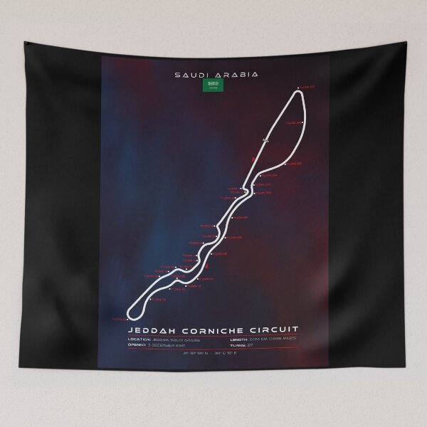 Item preview, Jeddah Corniche Circuit designed and sold by My Digital Mind.