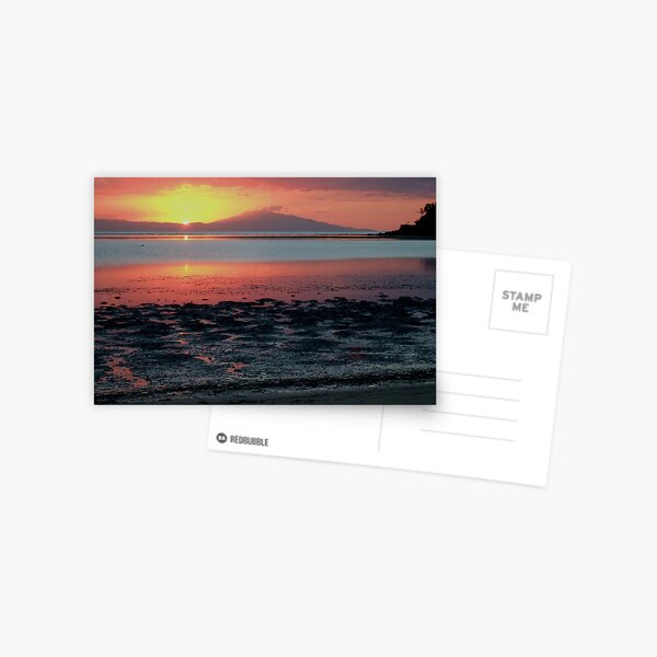 Sunset over Ataúro Island by Richard Jones Postcard