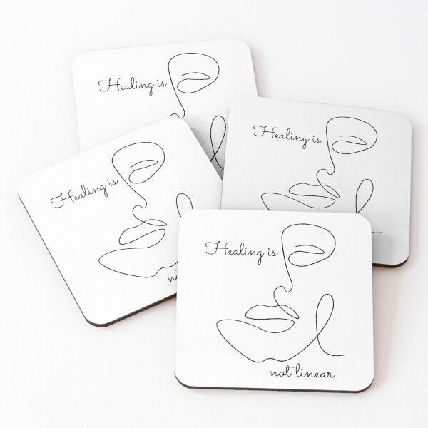 Item preview, Healing is not linear groovy line art designed and sold by Nepaz-Designs.