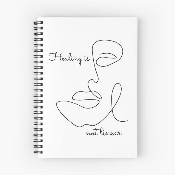 Item preview, Healing is not linear groovy line art designed and sold by Nepaz-Designs.