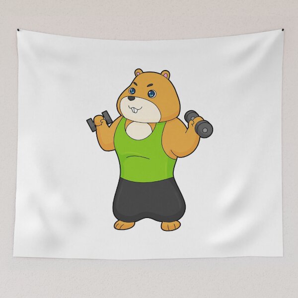 Item preview, Hamster Fitness Dumbbell designed and sold by Snabdesign84.