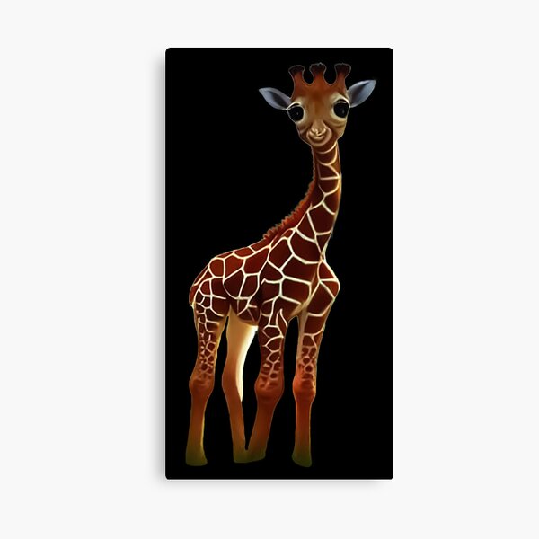 Spotted Giraffe Canvas Print