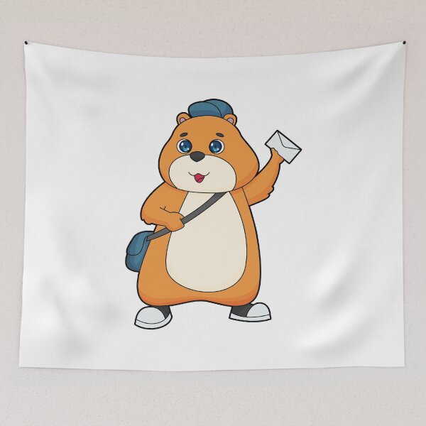 Item preview, Hamster Postman Letter designed and sold by Snabdesign84.