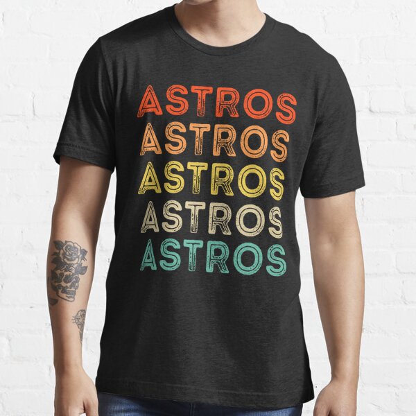 Vintage Astros Name Throwback 70s 80s Retro Gift Men T-shirt