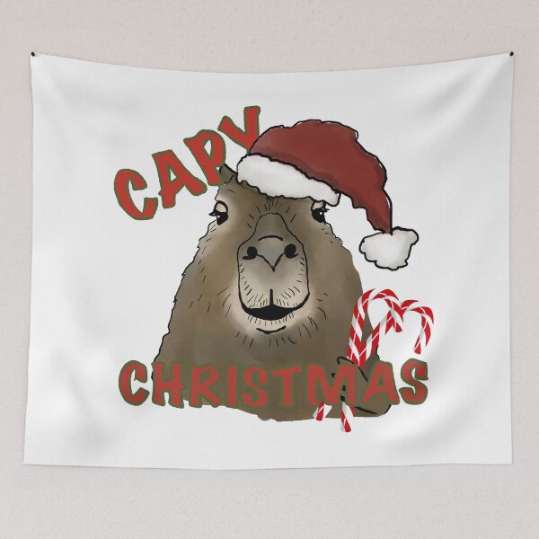 Item preview, Capy Christmas designed and sold by Quick Brown Fox Canada.