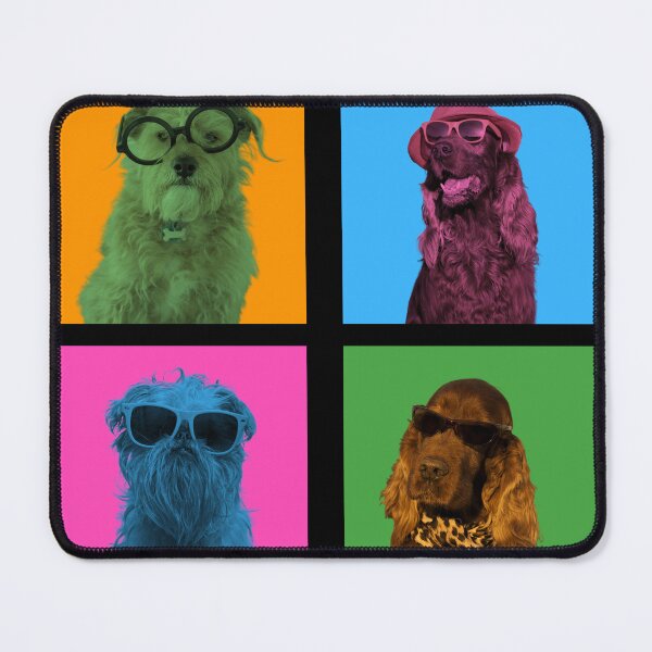 Item preview, Four Fashion Trendy Cool Dogs designed and sold by Gamicnum.