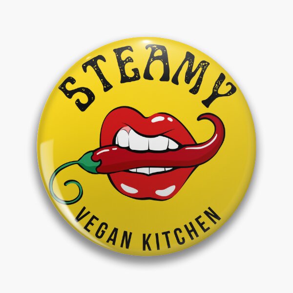 Item preview, Steamy Vegan Kitchen YouTube Channel Logo designed and sold by Bravebud.