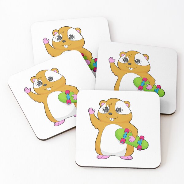 Item preview, Hamster Skater Skateboard designed and sold by Snabdesign84.
