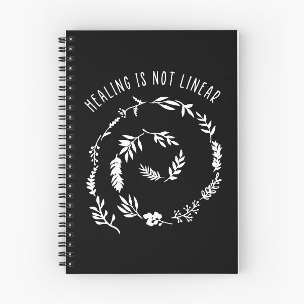 Item preview, Healing is not linear spiral flower floral designed and sold by Nepaz-Designs.