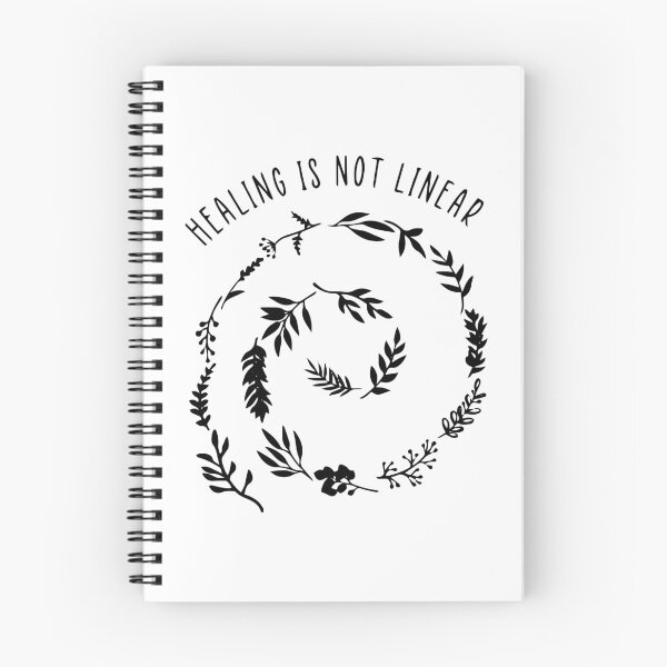 Item preview, Healing is not linear spiral flower floral designed and sold by Nepaz-Designs.