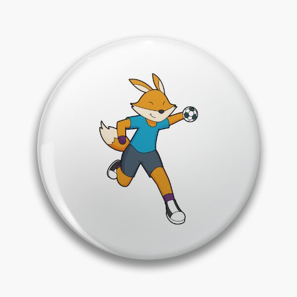 Artikelvorschau, Fuchs Handballspieler Handball entworfen und verkauft von Snabdesign84.