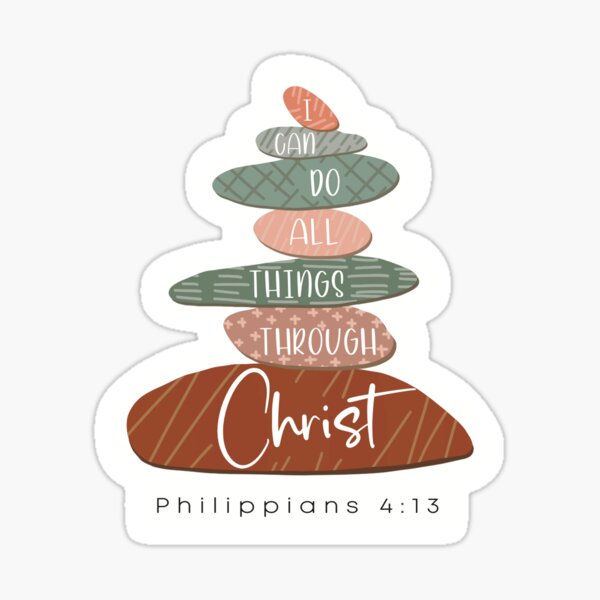 "I can do all things through Christ 2023 LDS youth theme" Sticker for