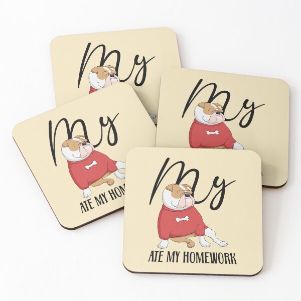 Item preview, My Dog Ate My Homework | Funny Homework Joke designed and sold by Pisutachio.