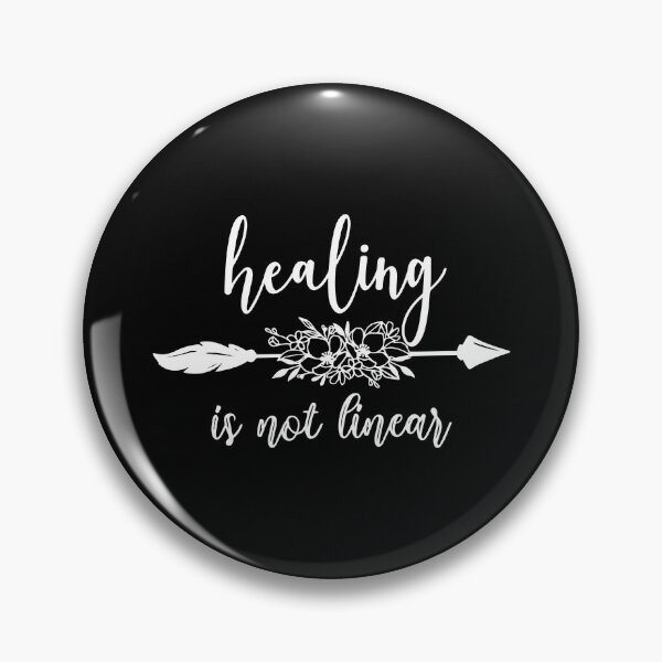 Item preview, Healing is not linear floral flower arrow designed and sold by Nepaz-Designs.