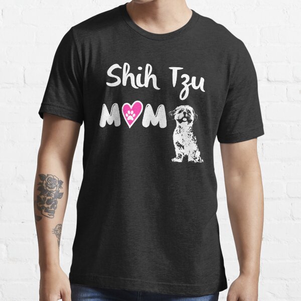 "Shih Tzu Mom" Tshirt for Sale by DogLoverTee Redbubble shih tzu mom tshirts shih tzu