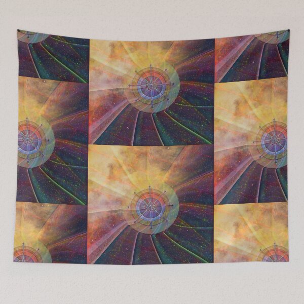 Item preview, Rays of light - mystical photo collage around a window designed and sold by kikidu21.