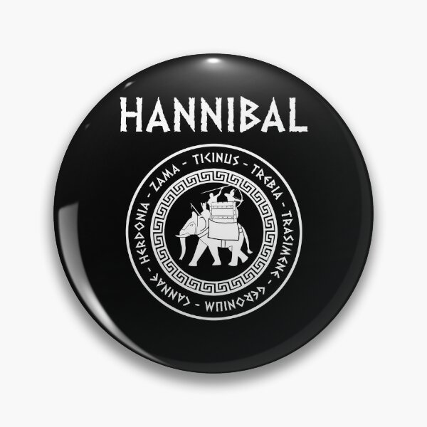 Item preview, Hannibal Barca 2nd Punic War Battles War Elephant Symbol designed and sold by Agema Apparel.