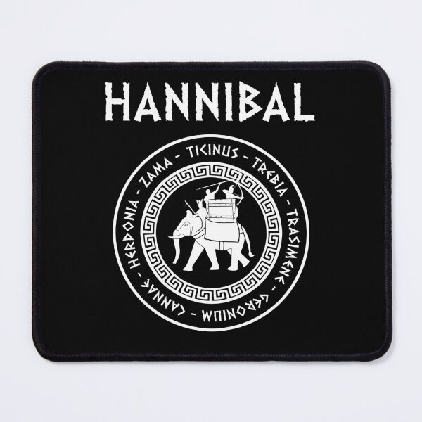 Item preview, Hannibal Barca 2nd Punic War Battles War Elephant Symbol designed and sold by Agema Apparel.