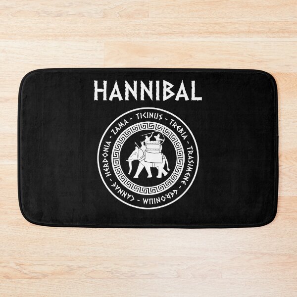 Item preview, Hannibal Barca 2nd Punic War Battles War Elephant Symbol designed and sold by Agema Apparel.