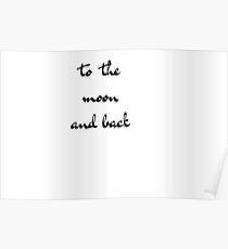 to the moon and back Poster