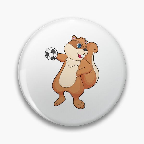 Artikelvorschau, Eichhörnchen Handballspieler Handball entworfen und verkauft von Snabdesign84.