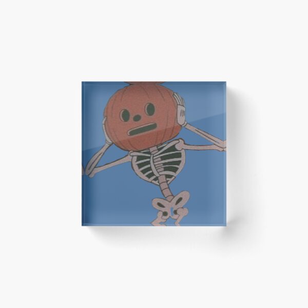 Aperçu de l'œuvre Citrouille effrayante squelette Halloween créée et vendue par sreckov-desig.