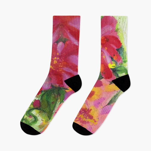 Item preview, Fuchsia and Pink Flower Composition designed and sold by Printblisshop.