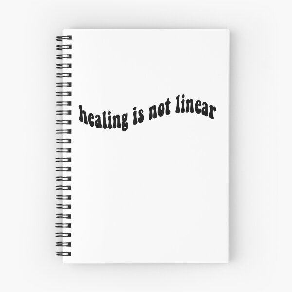 Item preview, Healing is not linear curved groovy designed and sold by Nepaz-Designs.