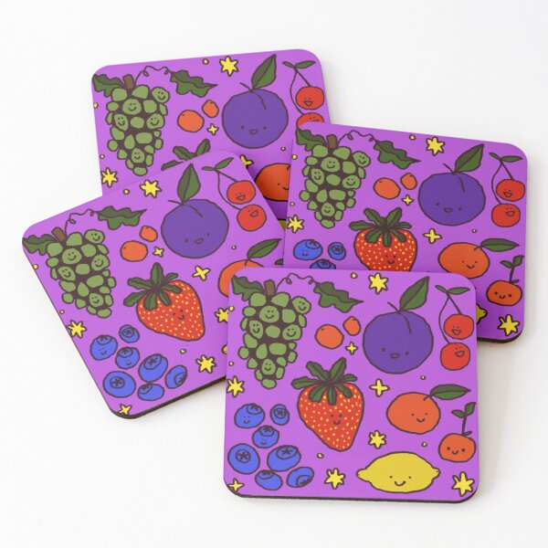 Item preview, cute fruits designed and sold by katherinedraws.