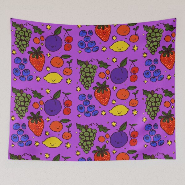 Item preview, cute fruits designed and sold by katherinedraws.