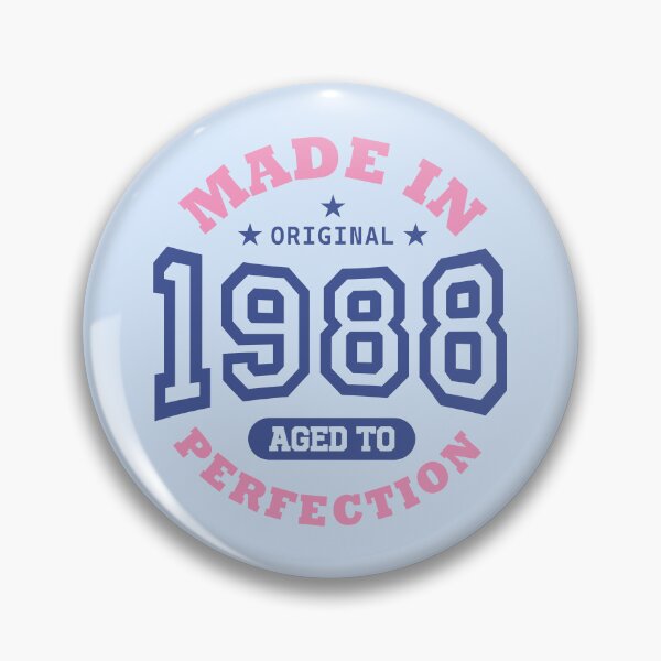 Item preview, Made In Original 1988 Birthyear Aged To Perfection Typography designed and sold by bolimj.