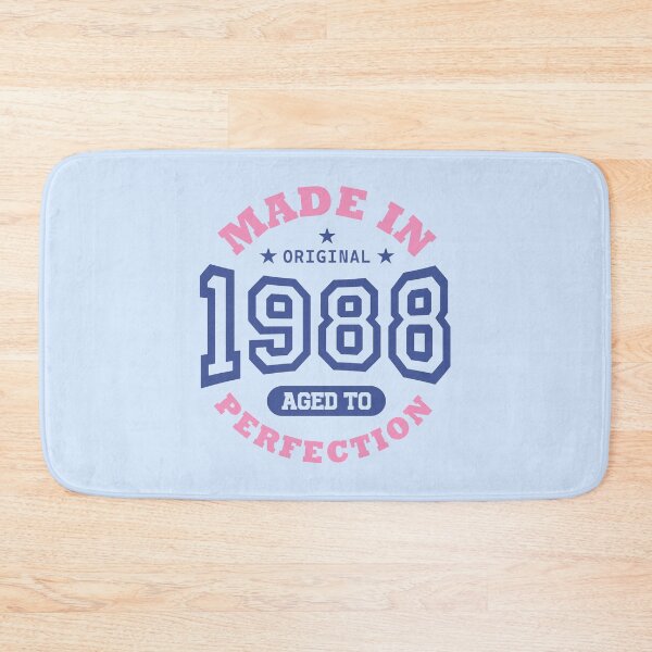 Item preview, Made In Original 1988 Birthyear Aged To Perfection Typography designed and sold by bolimj.
