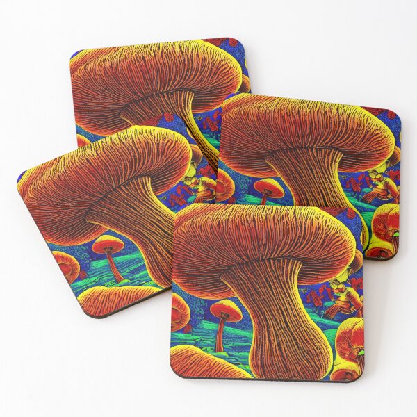 Artikelvorschau, Mushroom Psilocybin Vibrant Vibes 5 entworfen und verkauft von Benito Del Ray.