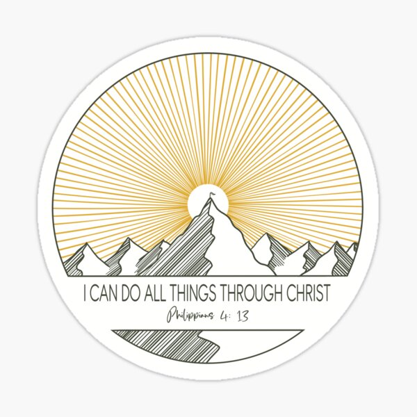 All Things Through Christ 2023 Youth Theme Vinyl Sticker for The Churc -  Shop Ringmasters