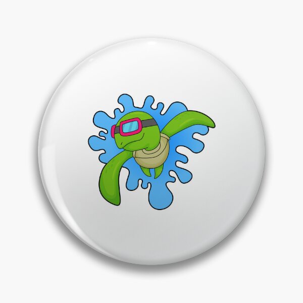 Item preview, Turtle Swimming Swimming goggles designed and sold by Snabdesign84.