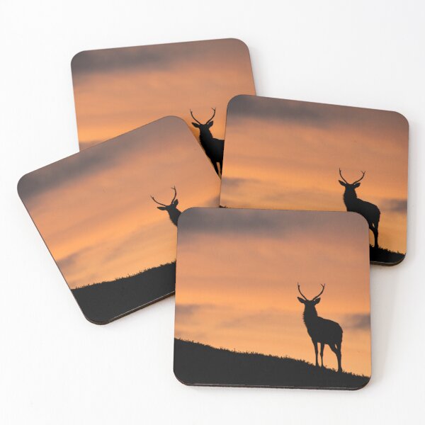 Item preview, Sunrise Stag Silhouette  designed and sold by Macrae images.