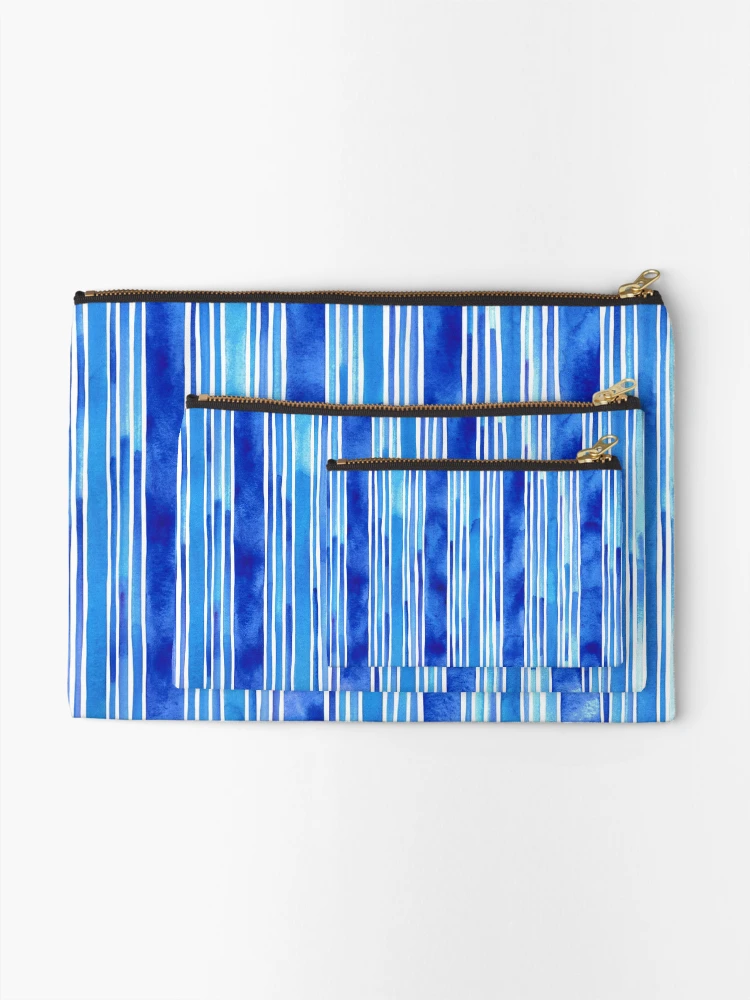 Thumbnail 2 of 4, Zipper Pouch, Cerulean designed and sold by THEARTICSOUL.
